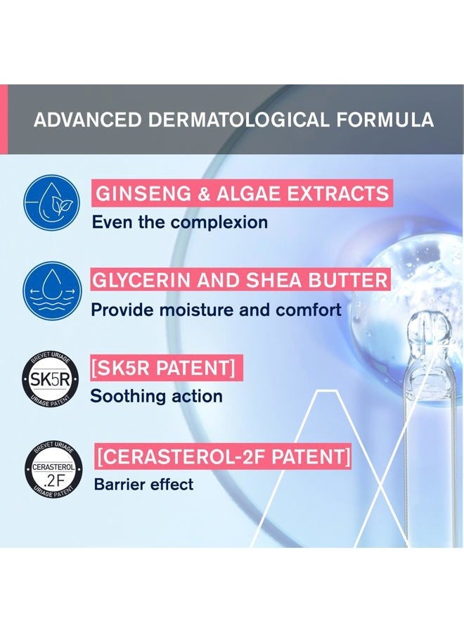 URIAGE Roseliane Anti-Redness Cream with Green Pearls, Shea Butter, Ginseng & Algae Extracts | Soothes, Hydrates, Reduces Visible Redness, Paraben-Free, Non-Comedogenic, 40 mL / 1.35 oz - Image 5
