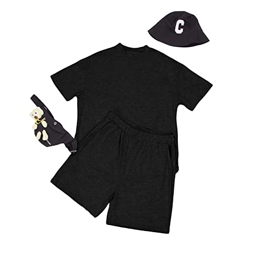Lexiart Mens 2 Piece Outfits Casual Tracksuit Shorts Summer Sweatsuit Oversize Short Sleeve Sport Set - Image 4