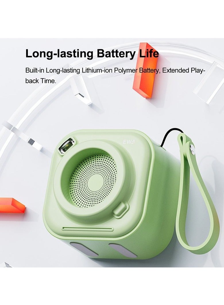 EWA A132 Portable Mini Stereo Wireless Bluetooth Speaker (Green) - Image 5