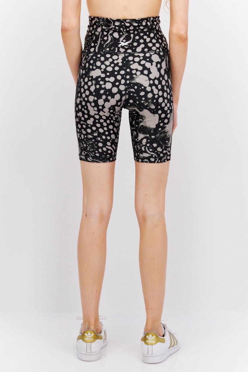 Reebok Women Sportswear Fit Pull-On Training Shorts, Black  - Image 3