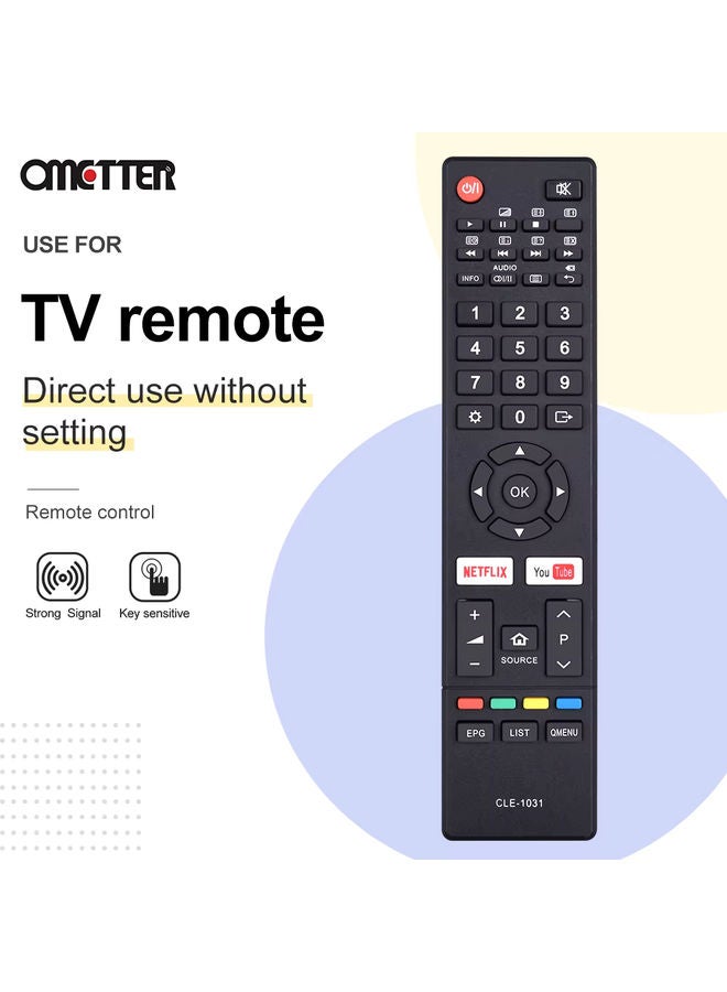 OMETTER New CLE-1031 For Hitachi Smart TV Remote Control CLE 1031