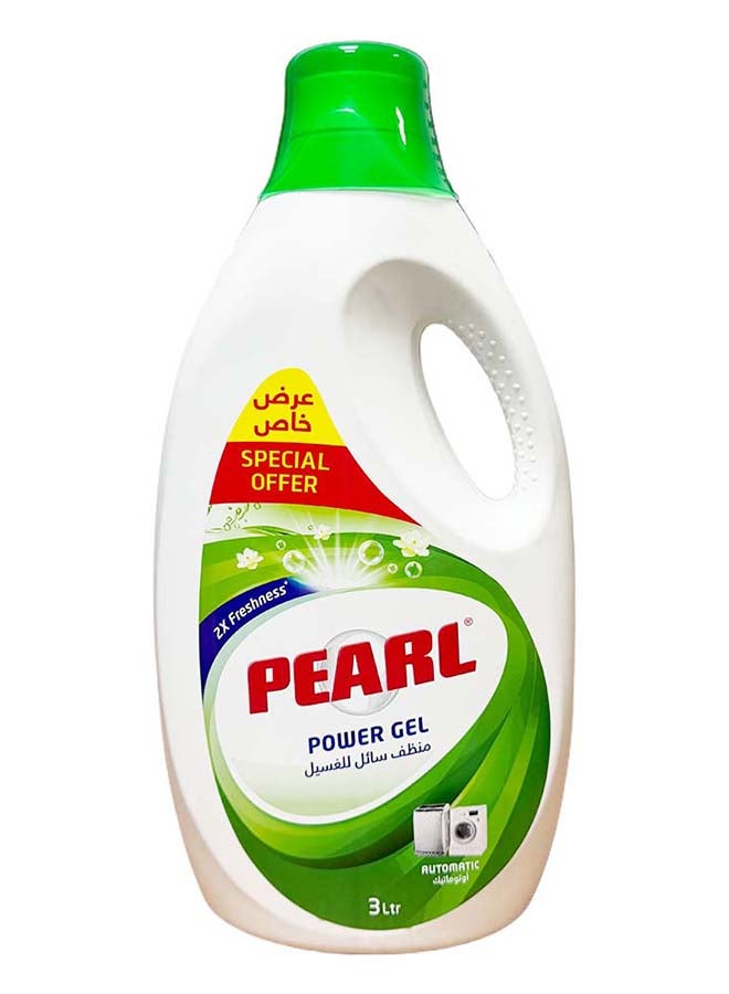 Pearl Laundry Liquid Detergent Original 3L Promo pack, Liquid  Detergent for Clothes, Removes 100% Tough Stains, 2X Freshness, Front Load & Top Load Machine Compatible - Image 1