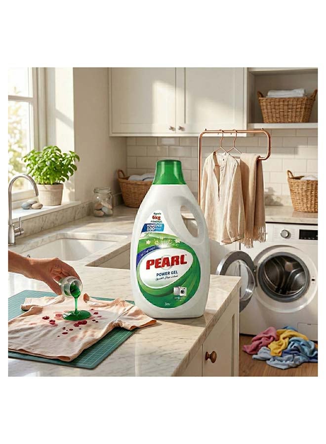 Pearl Laundry Liquid Detergent Original 3L Promo pack, Liquid  Detergent for Clothes, Removes 100% Tough Stains, 2X Freshness, Front Load & Top Load Machine Compatible - Image 5