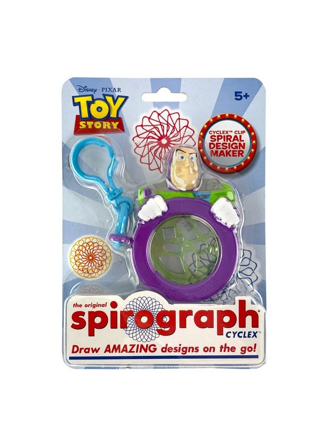 Spirograph Spirograph Cyclex Clip Buzz Lightyear - Disney - The Easy Way to Make Countless Amazing Designs - Rotating Stencil Wheel - Travel Ages 5+, Multi  - Image 1