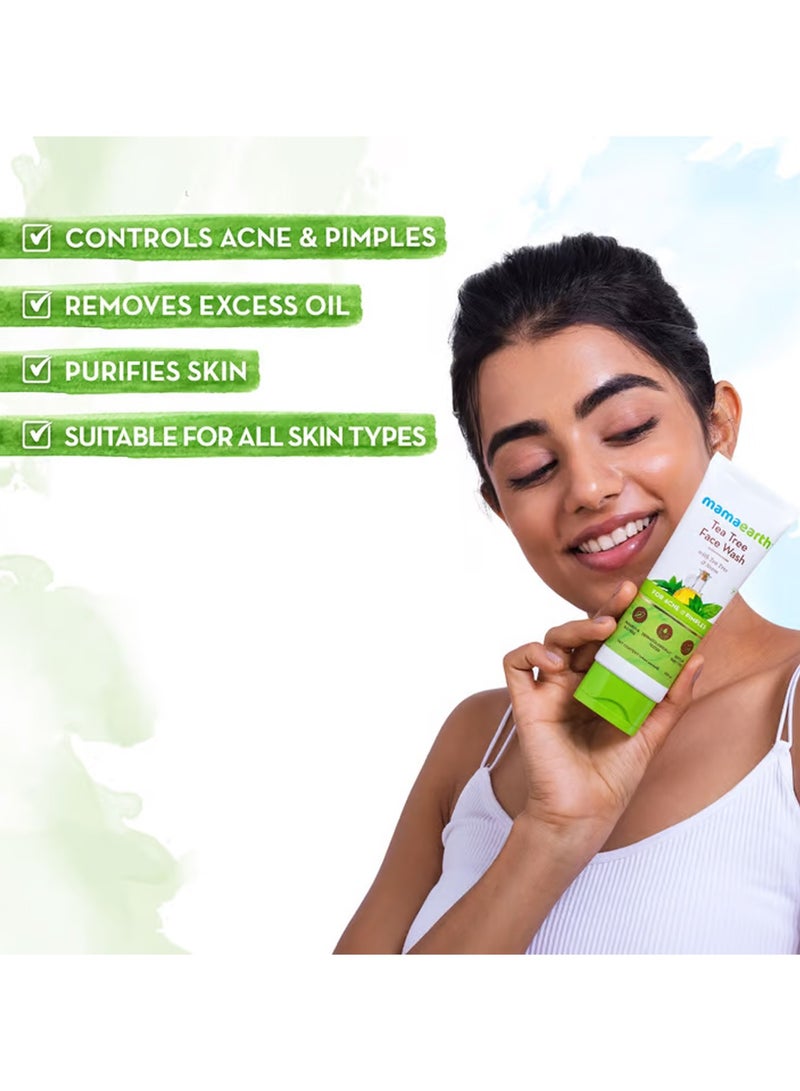 Mamaearth Tea Tree Face Wash - 100 ml - Image 4
