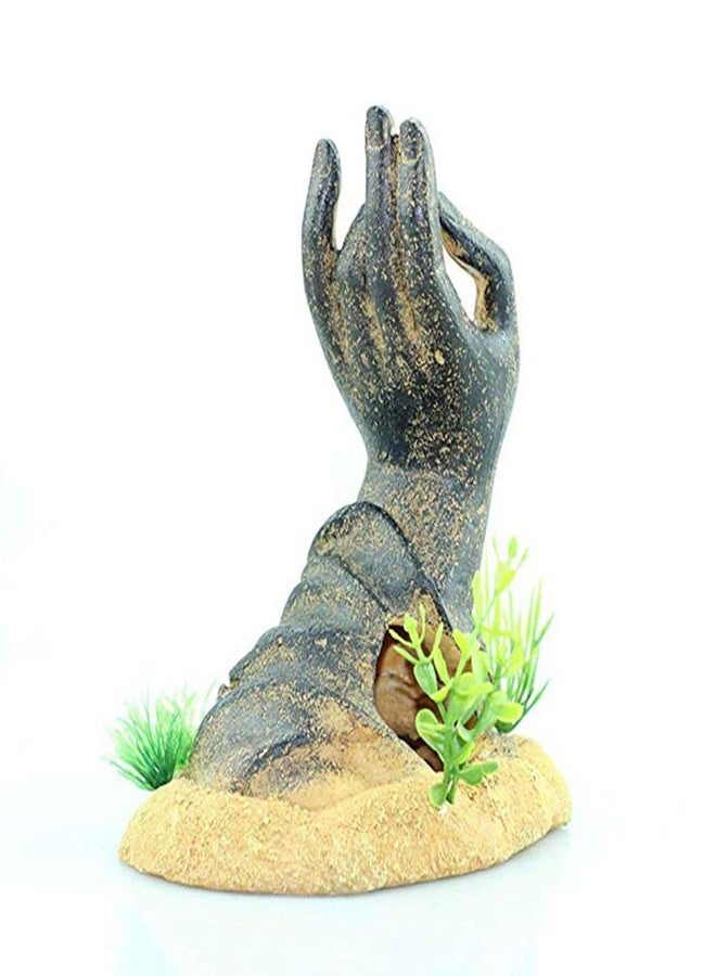 OMEM Fish Tank Decorations Buddha Hand Statue Aquarium Ornaments (Hand) - Image 5