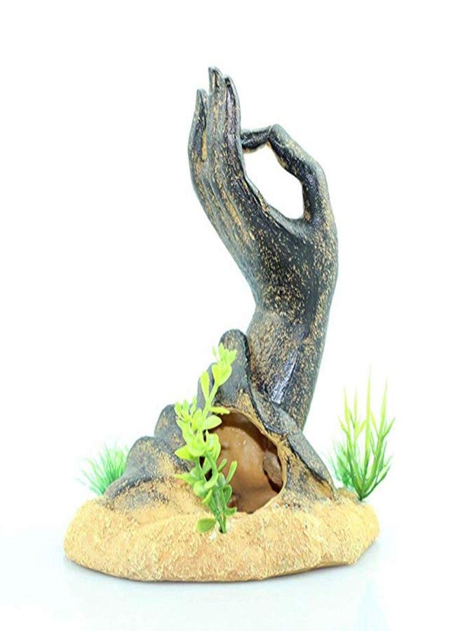 OMEM Fish Tank Decorations Buddha Hand Statue Aquarium Ornaments (Hand) - Image 3
