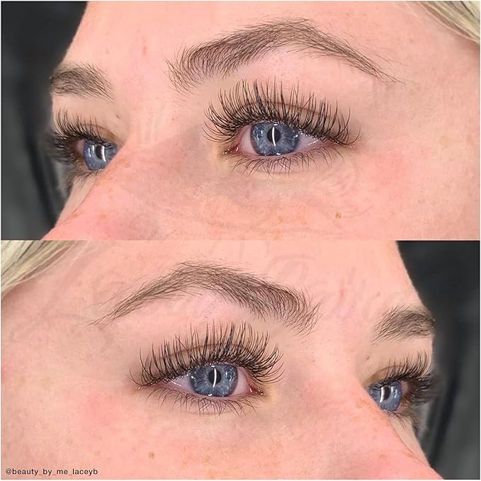LASHVIEW Eyelash ExtensionEllipse Flat Eyelash ExtensionsIndividual Lashes015mm D Curl 815mmLash ExtensionSemiPermanentExtremely Light SoftProfessional Salon Use