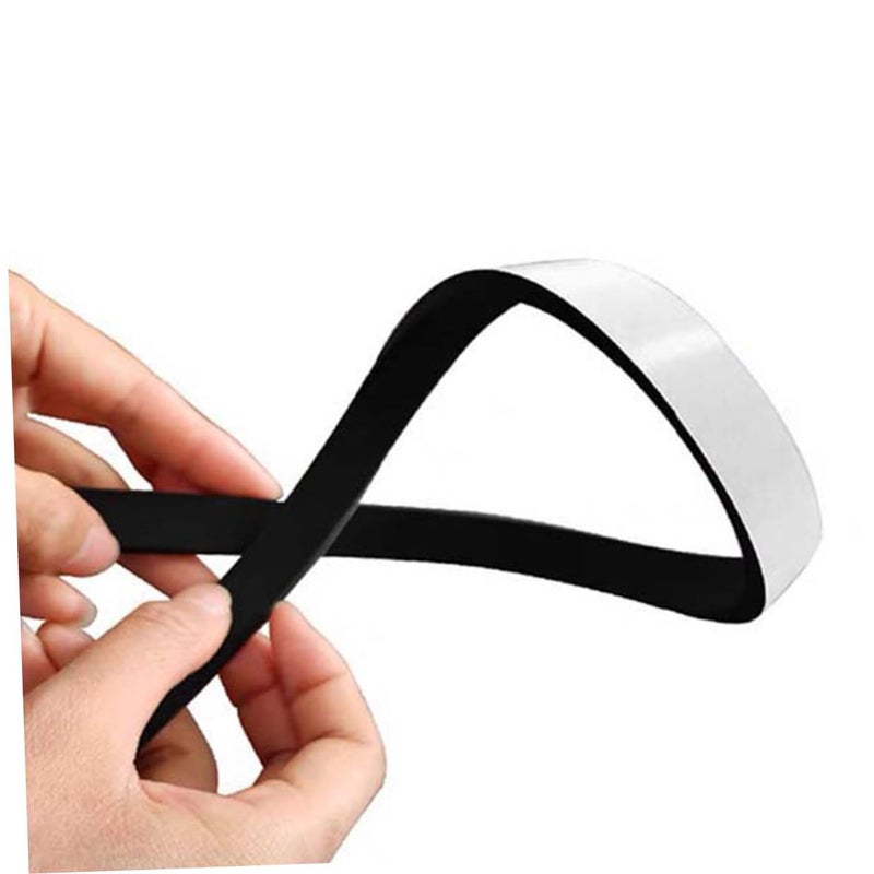 2M Black EVA Self Adhesive Window Seal Tape 2 Pack Soundproof Insulation Weatherstrip - Image 5