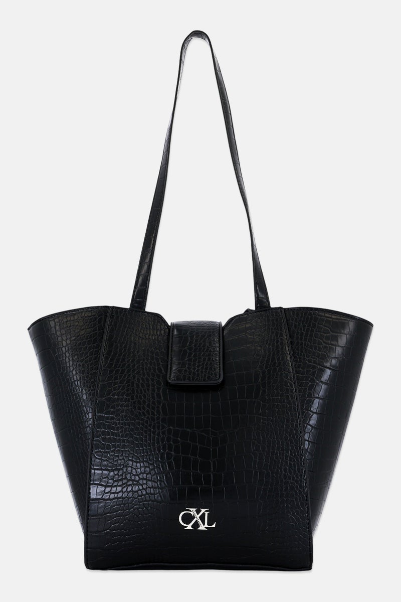 CXL by Christian Lacroix Women Brand Logo Tote Bag, Black - Image 1