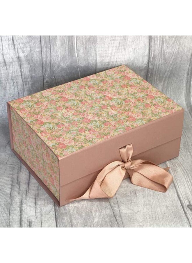 CrafTreat Craftreat Floral Decoupage Paper For Crafts - Mini Flowers - Size: A4 (8.3 X 11.7 Inch) 8 Pcs - Flower Decoupage Paper For Wood, Furniture And Scrapboking  - Image 2