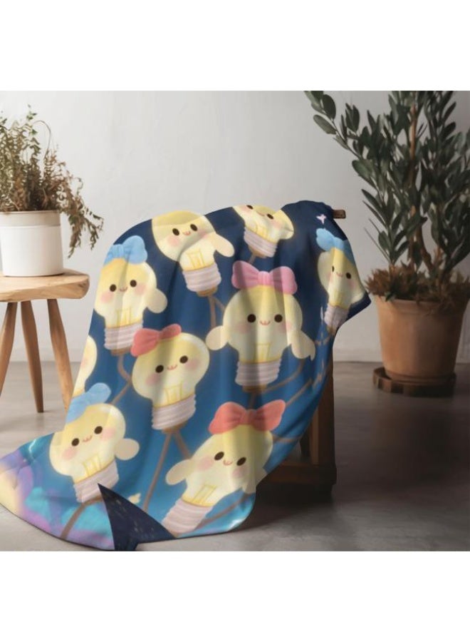 general Wisdom Fairy (latest) flannel thin blanket (warm and comfortable, suitable for sleep, game use, dust and sandproof) 150cm*200cm - 105 - Image 3