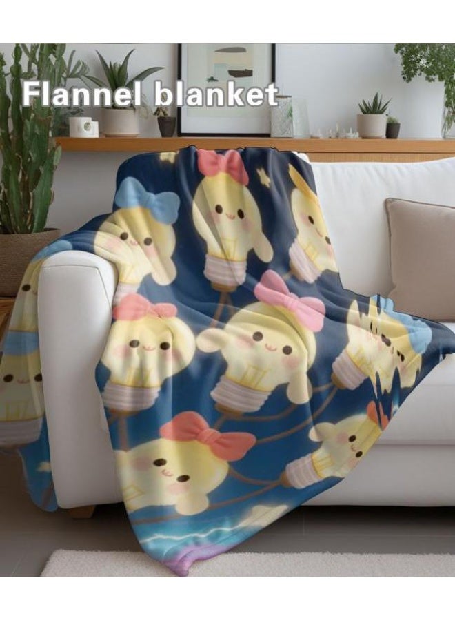 general Wisdom Fairy (latest) flannel thin blanket (warm and comfortable, suitable for sleep, game use, dust and sandproof) 150cm*200cm - 105 - Image 4