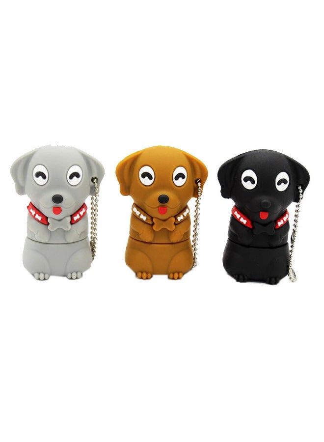 3.0 & 2.0 Dog U Disk 16g Robot Dog 32G Cartoon Dog Mascot Doll Toy Creative PVC Dual-use-Color:2.0 Dog-Capacity:32GB - Image 3
