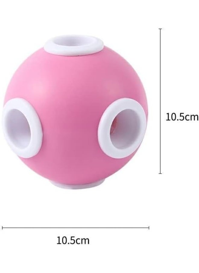 WYBOT - Pet Hair Remover for Laundry, Washing Machine Hair Catcher, 6 Holes Ball Lint Removers for Washing Machine, Floating Hair Filtering Mesh Removal (Pink&Blue-2 Pack) - Image 1