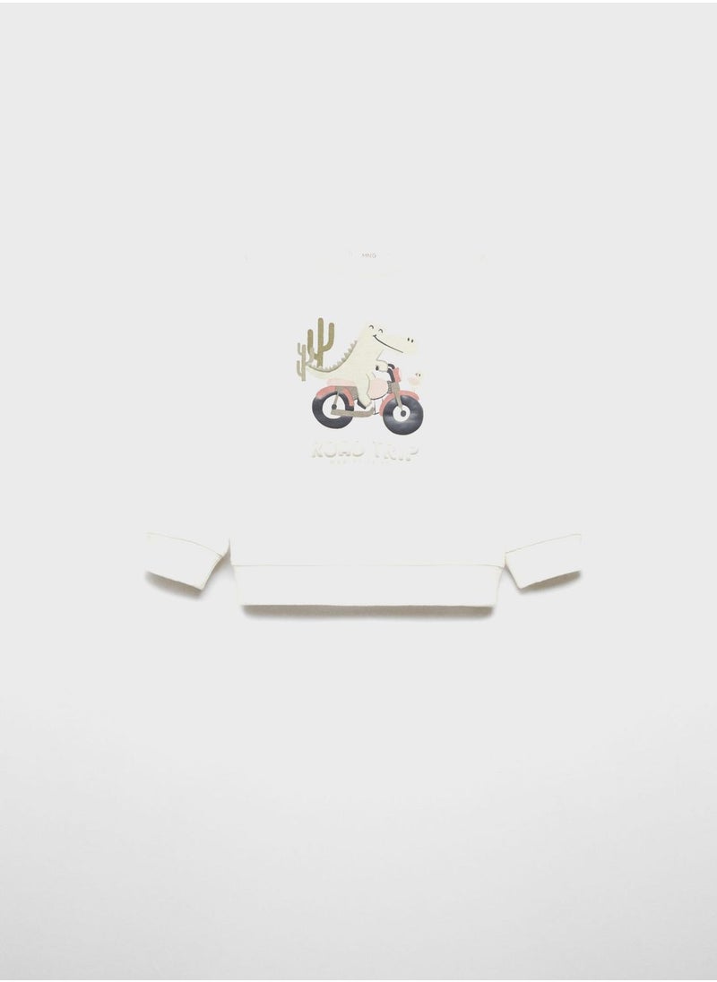 MANGO - Kids Road Trip Sweatshirt - Image 1