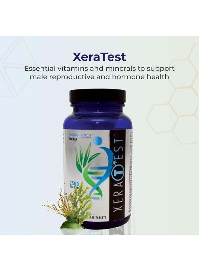 Youngevity XeraTest™ Hormonal Support for Men - Testosterone Support + Telomere Health - With Fucoidan Blend, Whole Foods, Fenugreek - Hormone-Free Botanical Supplement - (60 Extended Release Tablets) - Image 2