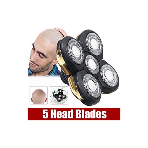 IVYRISE 5 Head Shaver Head, Replacement Shaving Head For Shaver, Easy to Install Electric Shaver Head, 4D Rotary Cutting Head Double Ring Blade, Universal For 5 Head Shavers. - Image 5