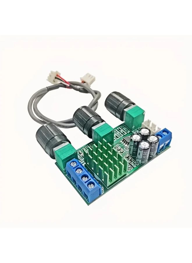 XH M567 TPA3116D2 Dual Channel Digital Amplifier Board 12 24V Bass Treble Adjustable Dual 80W - Image 1