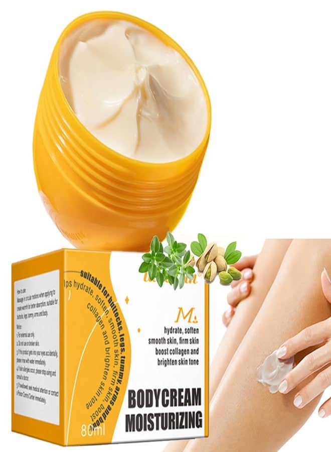Tiejdhr Moisturizing Butt Cream, Body Cream Butt Firming Cream Body Skin Repair- Fast Absorbing, Non-Greasy Hydrate & Smooth Skin- 80ml (#01 Vanilla Pistachio) - Image 1