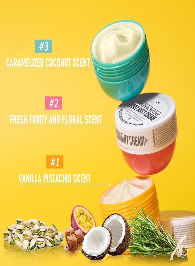 Tiejdhr Moisturizing Butt Cream, Body Cream Butt Firming Cream Body Skin Repair- Fast Absorbing, Non-Greasy Hydrate & Smooth Skin- 80ml (#01 Vanilla Pistachio) - Image 5