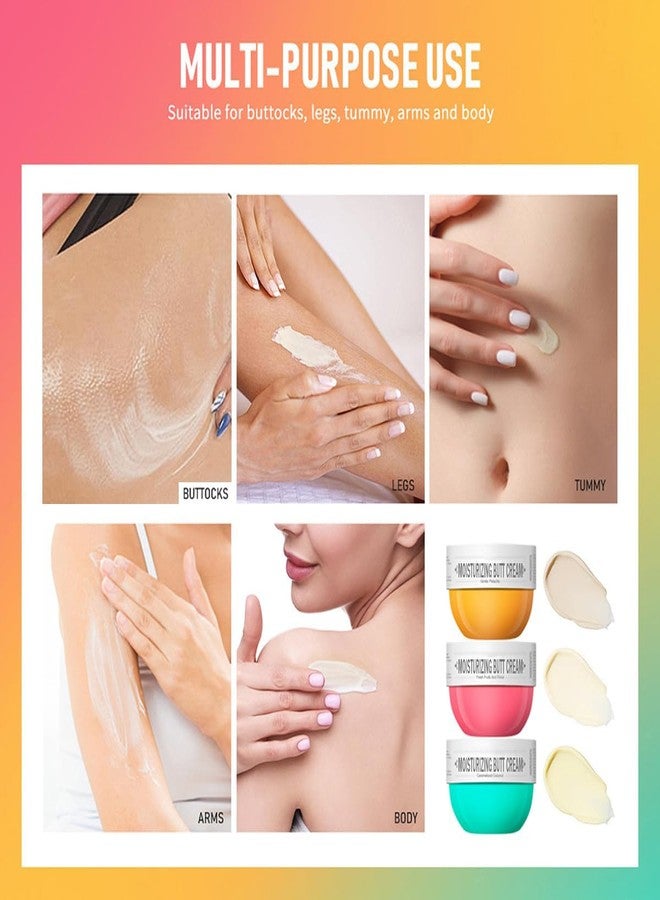 Tiejdhr Moisturizing Butt Cream, Body Cream Butt Firming Cream Body Skin Repair- Fast Absorbing, Non-Greasy Hydrate & Smooth Skin- 80ml (#01 Vanilla Pistachio) - Image 3