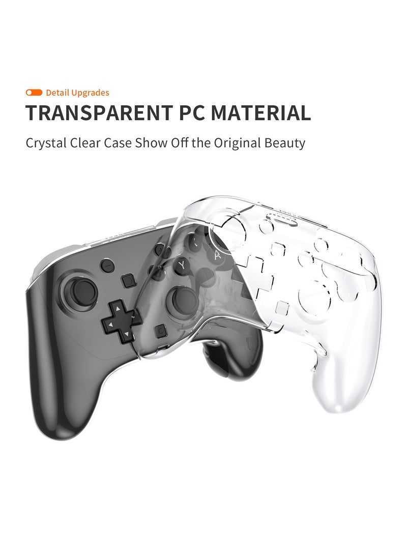 HD Crystal Hard Case for Nintendo Switch2 Pro Handle! 0.5mm transparent all-inclusive drop protection case, wear-resistant, scratch-resistant and non-yellowing! - Image 2