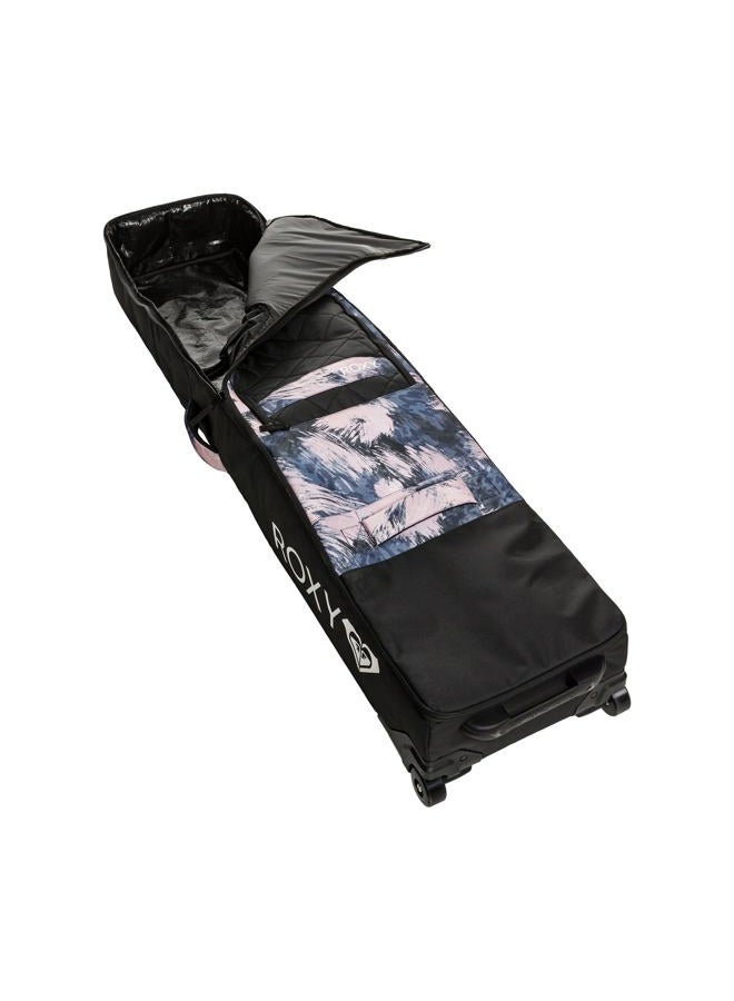 Roxy Winter Snow Sport Equipment Versatile Travel Carrying Padded Storage Bag with Adjustable Handles Straps, Wild Wind Darknight, 127L, Vermont Wheelie Padded Snowboard Bag - Image 5