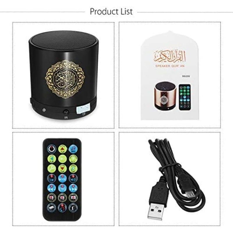 ZAMZIN Transform Your Spiritual Experience: Museum of the Future Digital Quran Speaker - Wireless LED, Azan Clock, App Control | Immersive Quranic Verses, Seamless Connectivity for Modern Muslims - Image 5