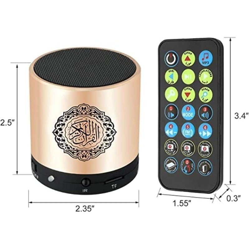 ZAMZIN Transform Your Spiritual Experience: Museum of the Future Digital Quran Speaker - Wireless LED, Azan Clock, App Control | Immersive Quranic Verses, Seamless Connectivity for Modern Muslims - Image 3
