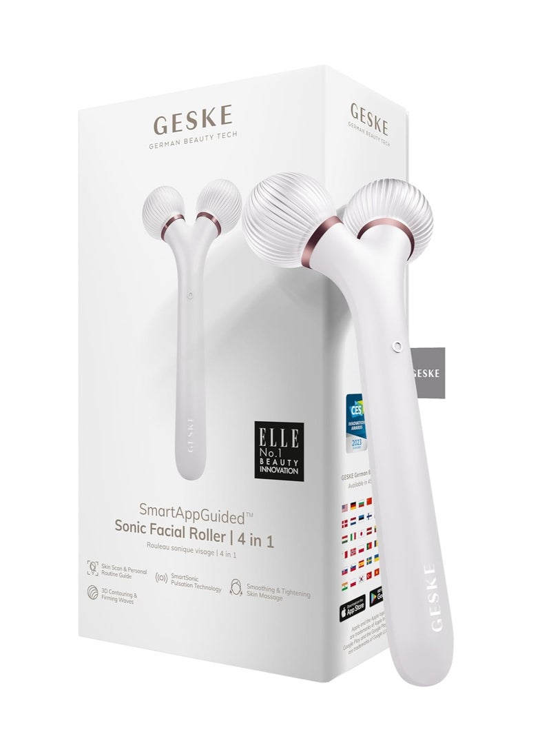 جيسكي رولر الوجه سونيك سمارت أب جايدد |  في  | جهاز للوجه | ديرما رول | رولر وجه احترافي | يشد ويحدد بشرة الوجه، ست - Image 1