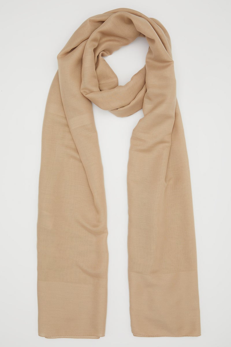 DeFacto Beige Woman Woman Hijab Shawl Casual - Image 1