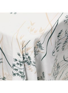 snooze Flat bed sheet set 3pcs,220*235 cm + 2 Free Pillowcases, Breeze green design  - Image 1
