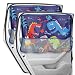 DIZA100 Car Window Shade for Baby 2 Pack Car Sun Shades with Storage Net Pocket Auto Window Curtain 7 Suction Cups Blue Dinosaurs for SunHeatUV Rays Protection Kids - Image 2
