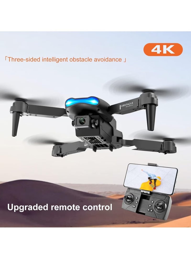 ELTRAZONE E99 Drone with Dual Camera – Foldable Remote Control Aircraft for Adults, WiFi FPV Live Video, 4K HD Camera, Long Battery Life, Easy-to-Fly Drone for Beginners & Experts - Image 1