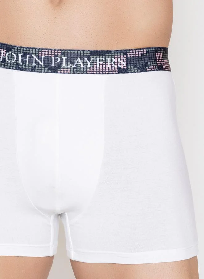 John Players Pack of 2 - Men Cotton Trunks with Sublimation Waistband