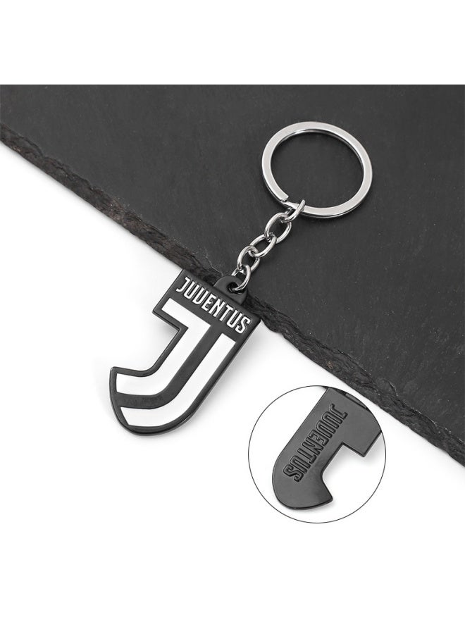 1 Piece Zinc Alloy Pendant Keychain, Football Club Pendant