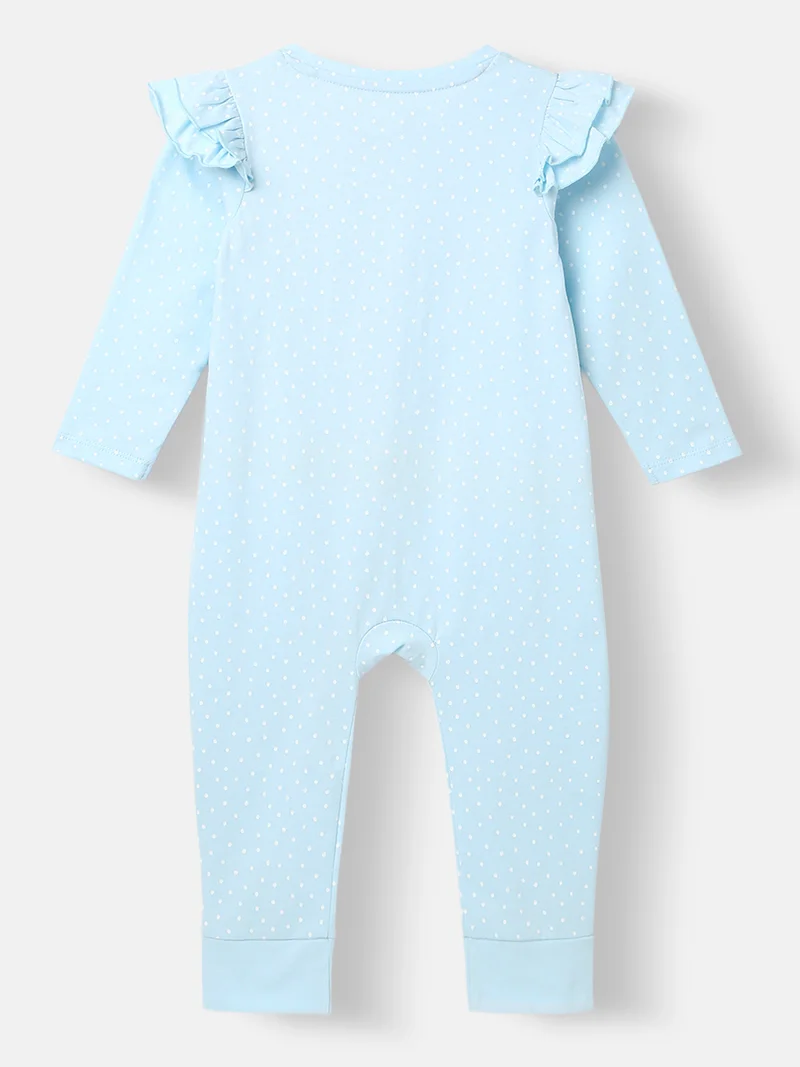 Nautinati Nautinati Infants' Cotton Printed Sleepsuit