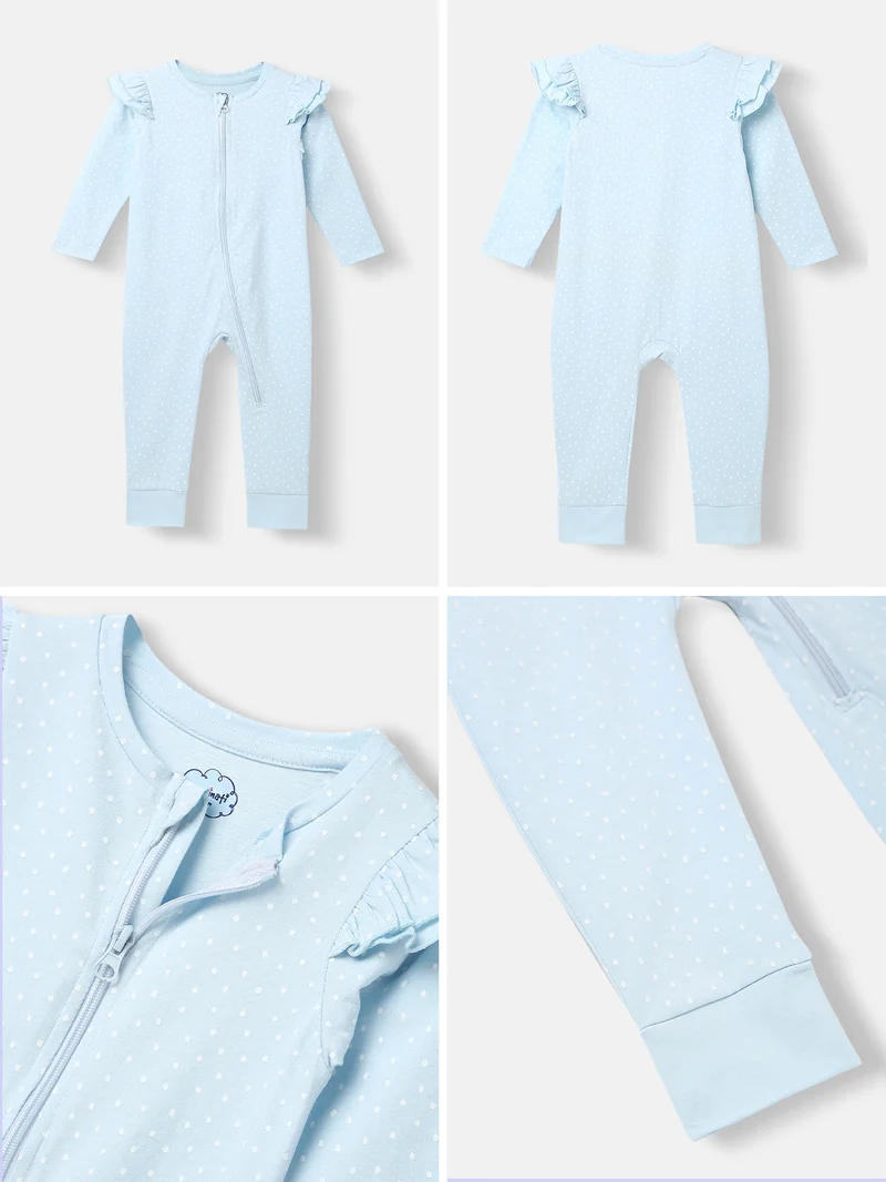 نوتيناتي نوتيناتي عبوة من  قطع ملابس نوم قطنية بطبعة المحيط للأطفال الرضع