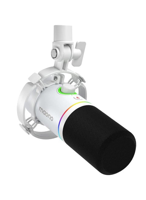 MAONO PD200X USB/XLR Dynamic Microphone - White