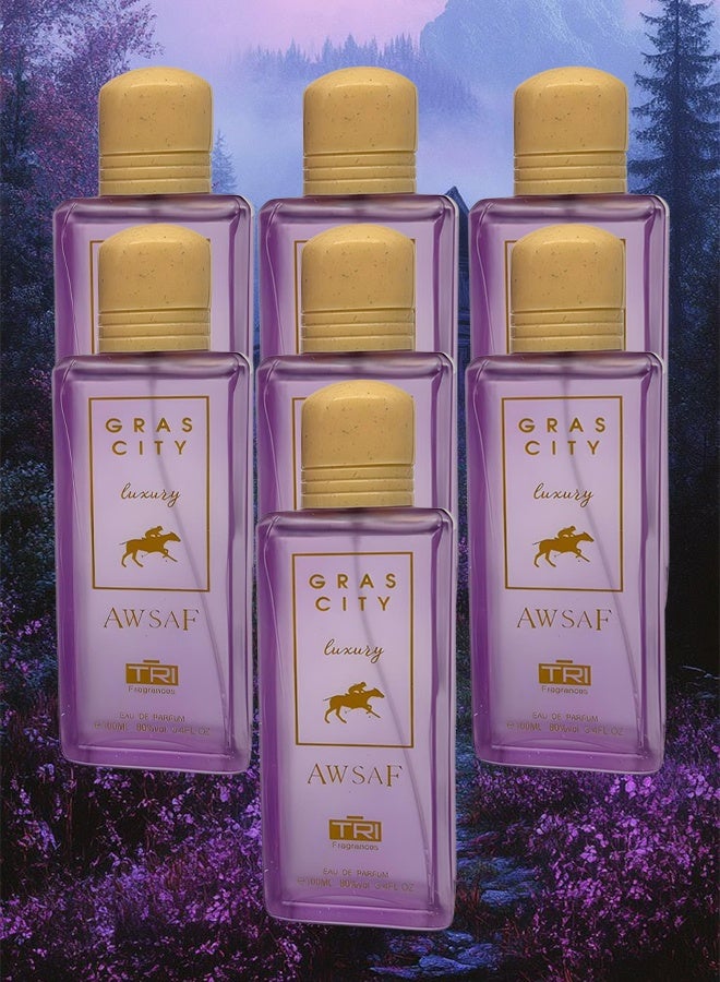 TRI 7 Pieces Awsaf Luxury Gras City Perfume For Women 100ml EDP - Image 1