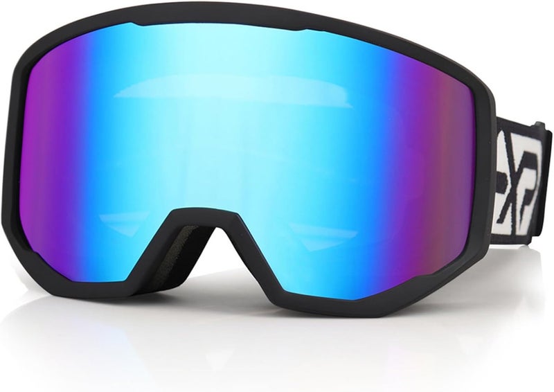 EXP VISION Ski/Snowboard Goggles for Men Women, OTG Snow Goggles Anti Fog UV Protection - Image 1