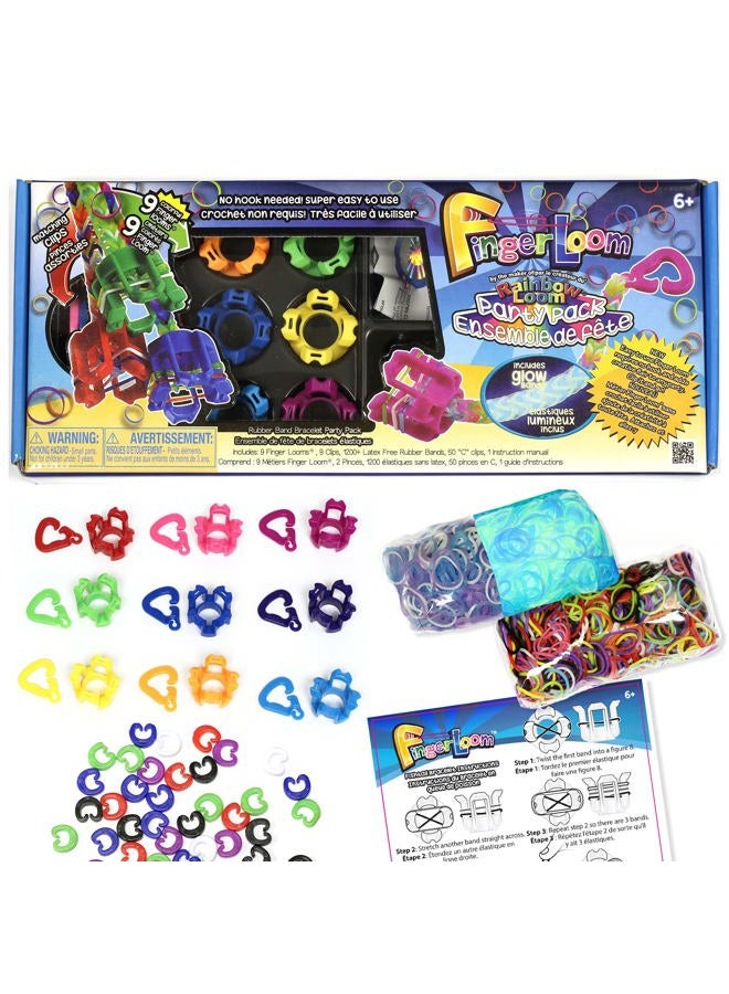 Rainbow Loom Finger Loom Party Pack - Image 1