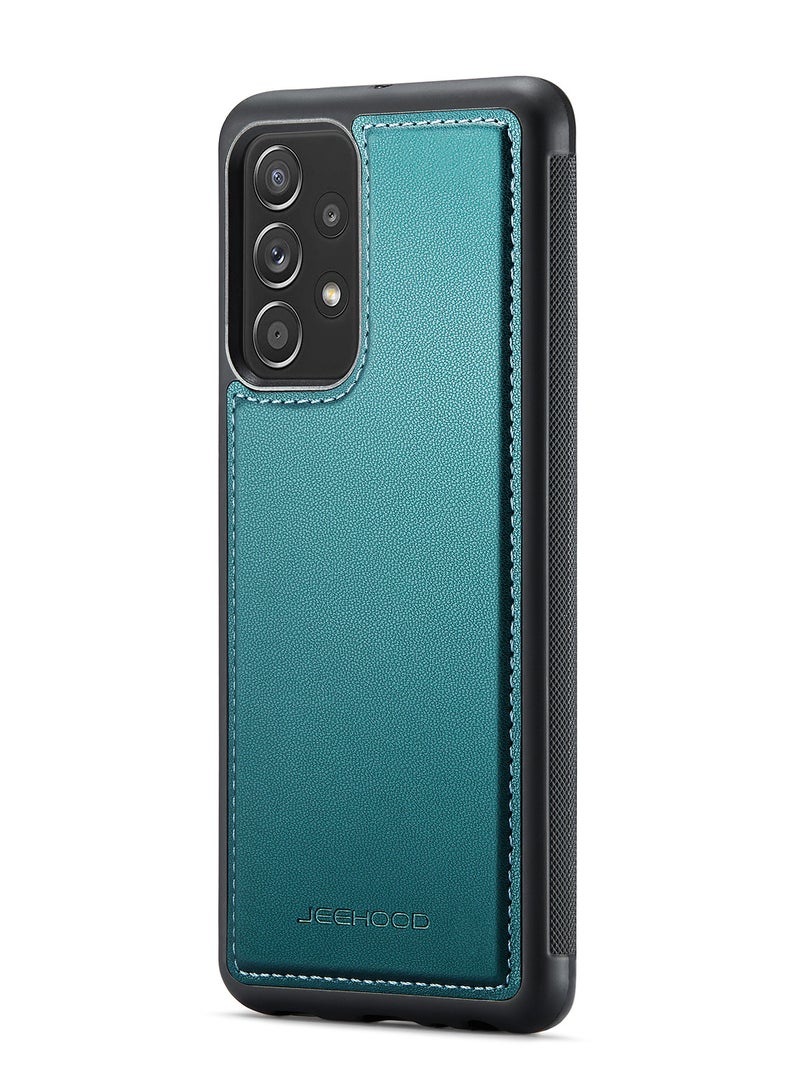 JEEHOOD CaseMe Phone Case Compatible with Samsung Galaxy A23 Luxury PU Leather Back Cover Cover Compatible with Samsung Galaxy A23 - Green - Image 1