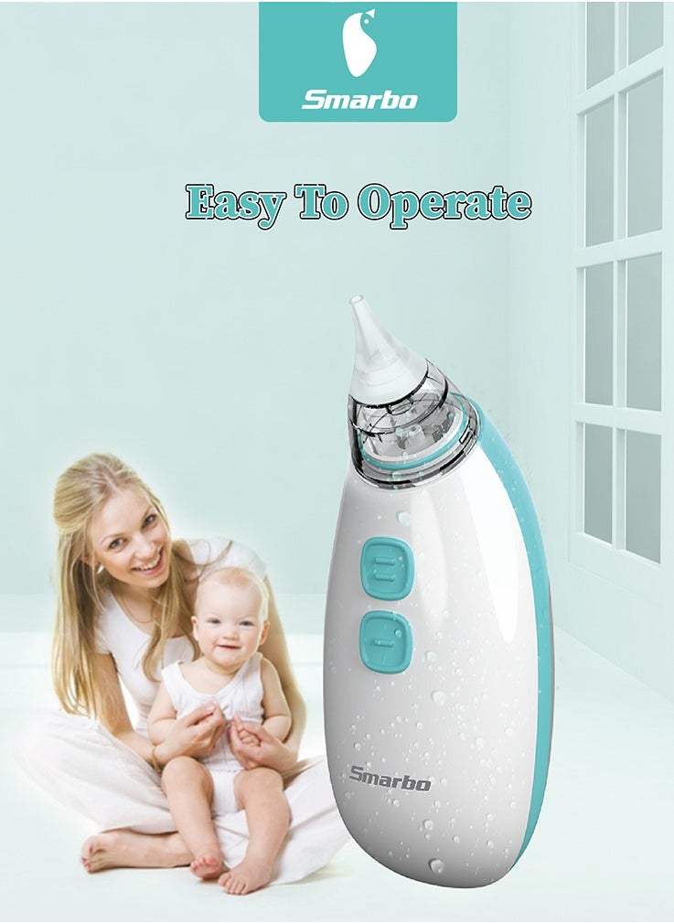 Smarbo Automatic Baby Nasal Aspirator Nasal Vacuum Cleaner For Infant Safety Electric Silent Cleaner  - Image 3