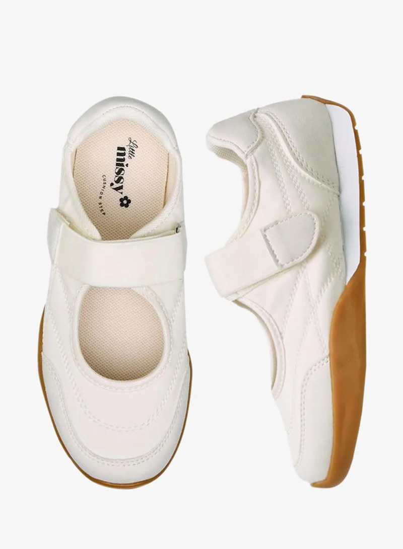 Little Missy Girls Hook & Loop Sneakers