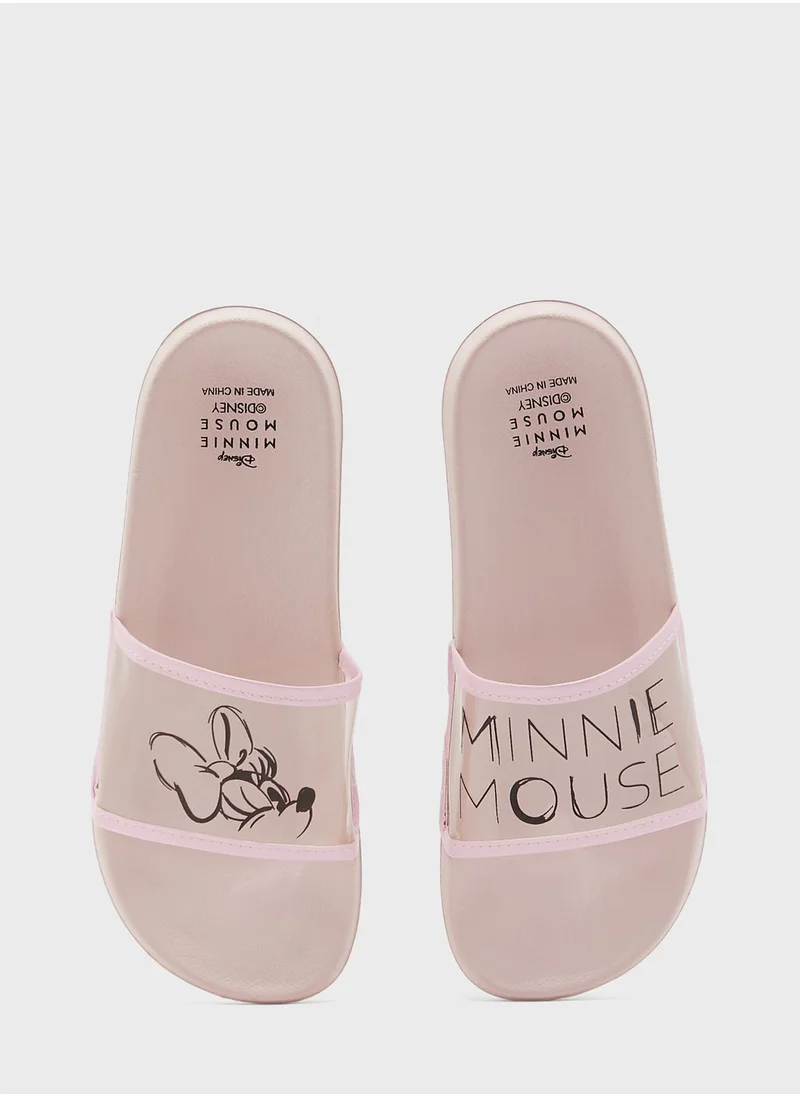 Disney Kids Minnie Mouse Print Slides