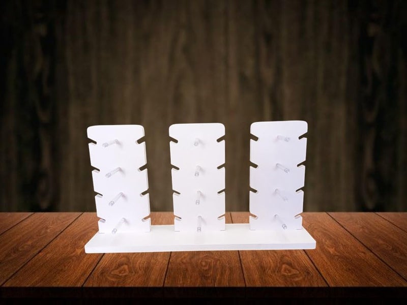 MD Style Sunglasses Holder Table Top Display Stand / Sunglasses Table Top Stand Organizer for Shop, Home, Office, Showroom (3 Base - 12 Pairs) - Image 2