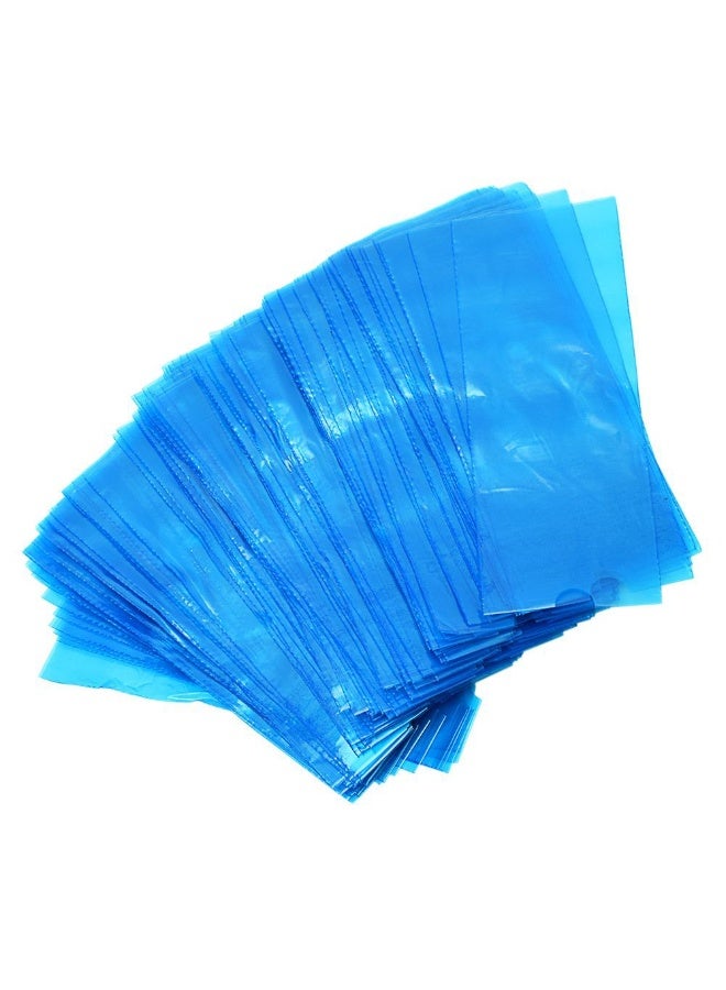 ATOMUS حقيبة قلم الوشم ATOMUS القابلة للاستخدام لمرة واحدة حقيبة واقية لقلم الوشم أدوات مساعدة للوشم 200 قطعة/علبة حقيبة قلم قصيرة زرقاء - Image 5