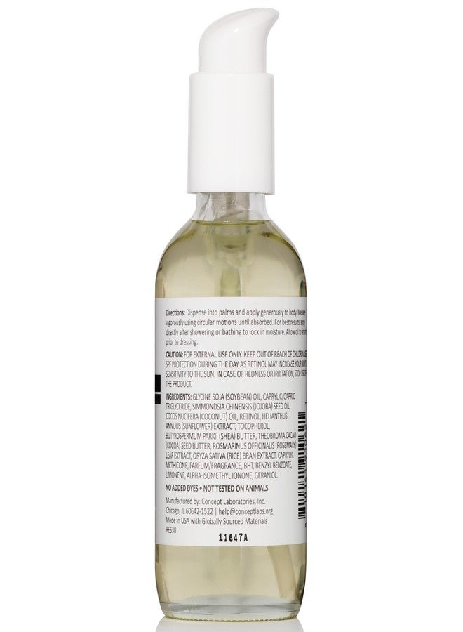 Reshape+ Retinol Firming Body Oil Skin Care Moisturizer W/Vitamin E - Nourishing, Lifting, & Hydrating Body Oil To Improve Look Of Wrinkles, Crepey Skin, Dry Skin, & Stretch Marks, 3.8 Fl Oz - Image 2